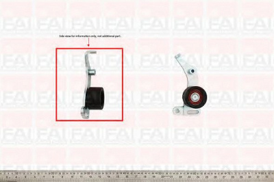 FAI AUTOPARTS t2933 -  Натяжной ролик, ремень ГРМ